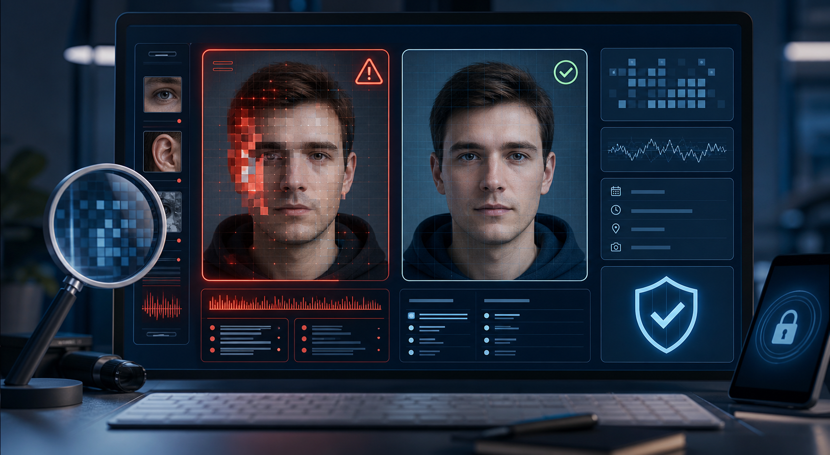FakeScan Bildpruefung und Deepfake-Erkennung
